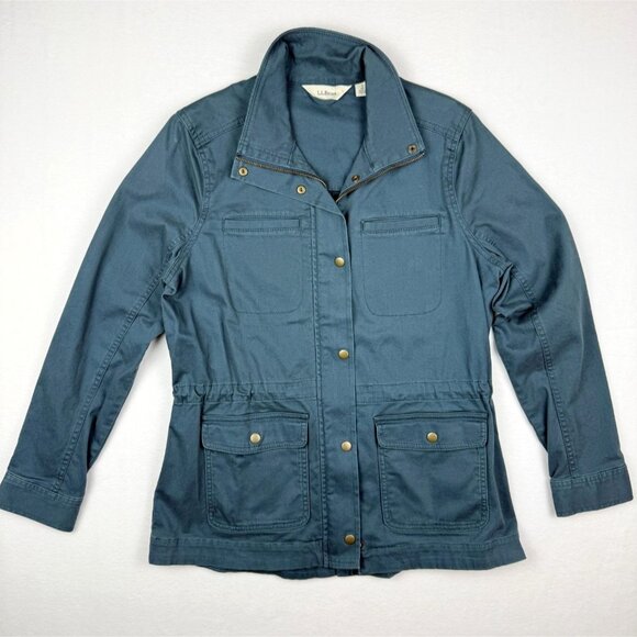 L.L. Bean Womens Utility Beanflex Jacket Size S Womens Carbon Navy 502103 - Picture 1 of 9
